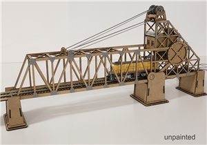 Laser-Cut Kit, Single Track Motorised Drawbridge