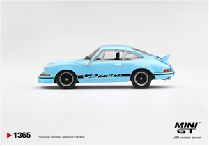 Porsche 911 Carrera RS 2.7 Gulf Blue with Black Livery (RHD)