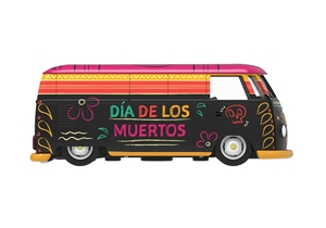 Volkswagen Type 2 Panel Van - Día de los Muertos 2026 - New Low Rider