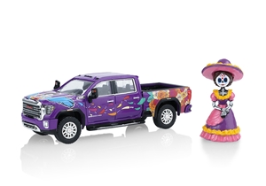GMC Sierra 3500 HD 2023 - Día de los Muertos with La Catrina Figurine