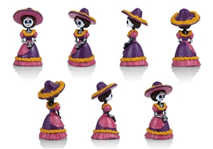 GMC Sierra 3500 HD 2023 - Día de los Muertos with La Catrina Figurine