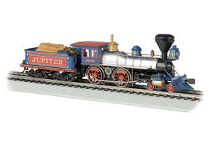 4-4-0 American - Central Pacific #60 'Jupiter' w/Wood Load