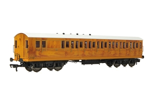 54ft non-Corridor Brake Third Lined Teak