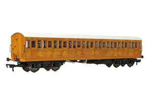 54ft non-Corridor Third Lined Teak