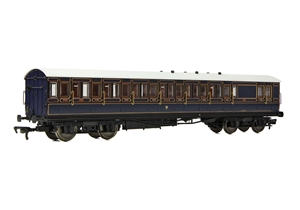54ft non-Corridor Brake Third S&DJR Lined Blue