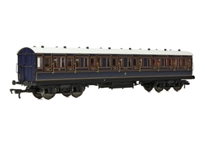 54ft non-Corridor Composite S&DJR Lined Blue