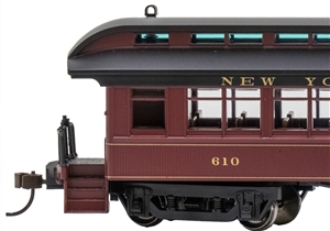 1900S Era 60' Passenger Car New York Central And Hudson River NYC #610