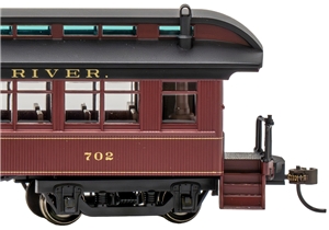 1900S Era 60' Passenger Car New York Central And Hudson River NYC #702