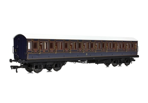 54ft non-Corridor Third S&DJR Lined Blue
