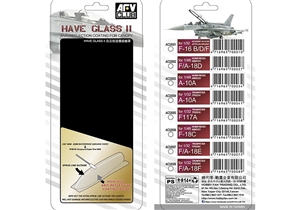 F-16B/D/F Have Glass II Clear Canopy w/ Anti-reflective