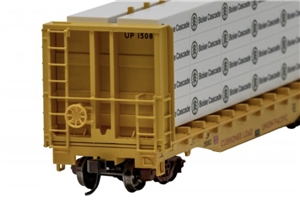 52' Centre-Beam Flatcar-Union Pacific #15082 With Lumber Load