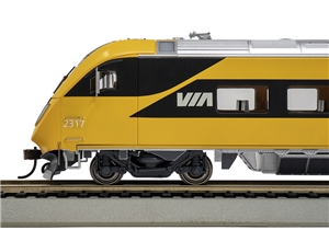 Siemens Venture Via Rail Canada Cab Car #2317 -Lumi-DCC Light & Sound