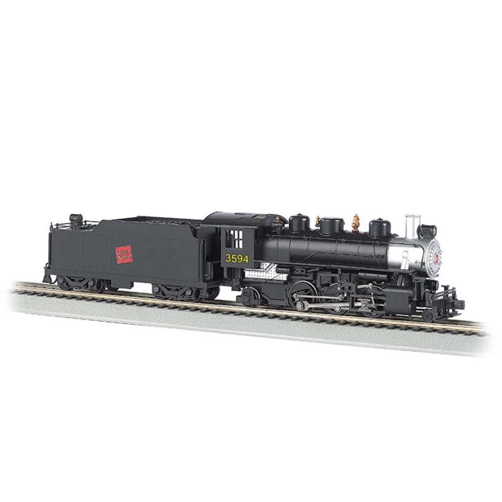 BACHMANN PRAIRIE 2-6-2 UNION PACIFIQUE n° 1836 avec Tender & Fumée HO