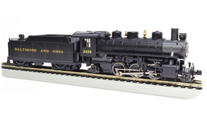 51513 Prairie 2-6-2 W/Smoke & Tender Baltimore & Ohio #2458