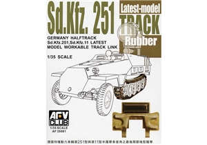 SdKfz 251, Sd.Kfz.11 Workable Track latest Rubber
