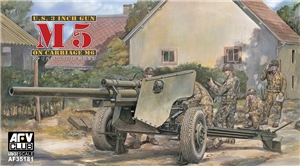 M5 105mm Howitzer on M6 Carriage