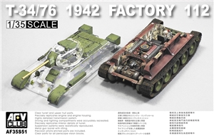 T-34/76 1942 Factory 112 Clear Turret & Upper Hull