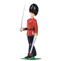 British Scots Guards Officer Marching
