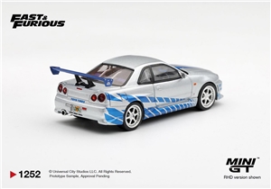 Nissan Skyline GT-R C-West 2 Fast 2 Furious Brian O Conner (RHD)