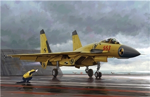 Chinese J-15 w/ Flight Deck & 3 Figures