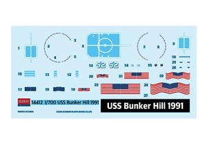 USS Bunker Hill Guided Missile Cruiser 1991