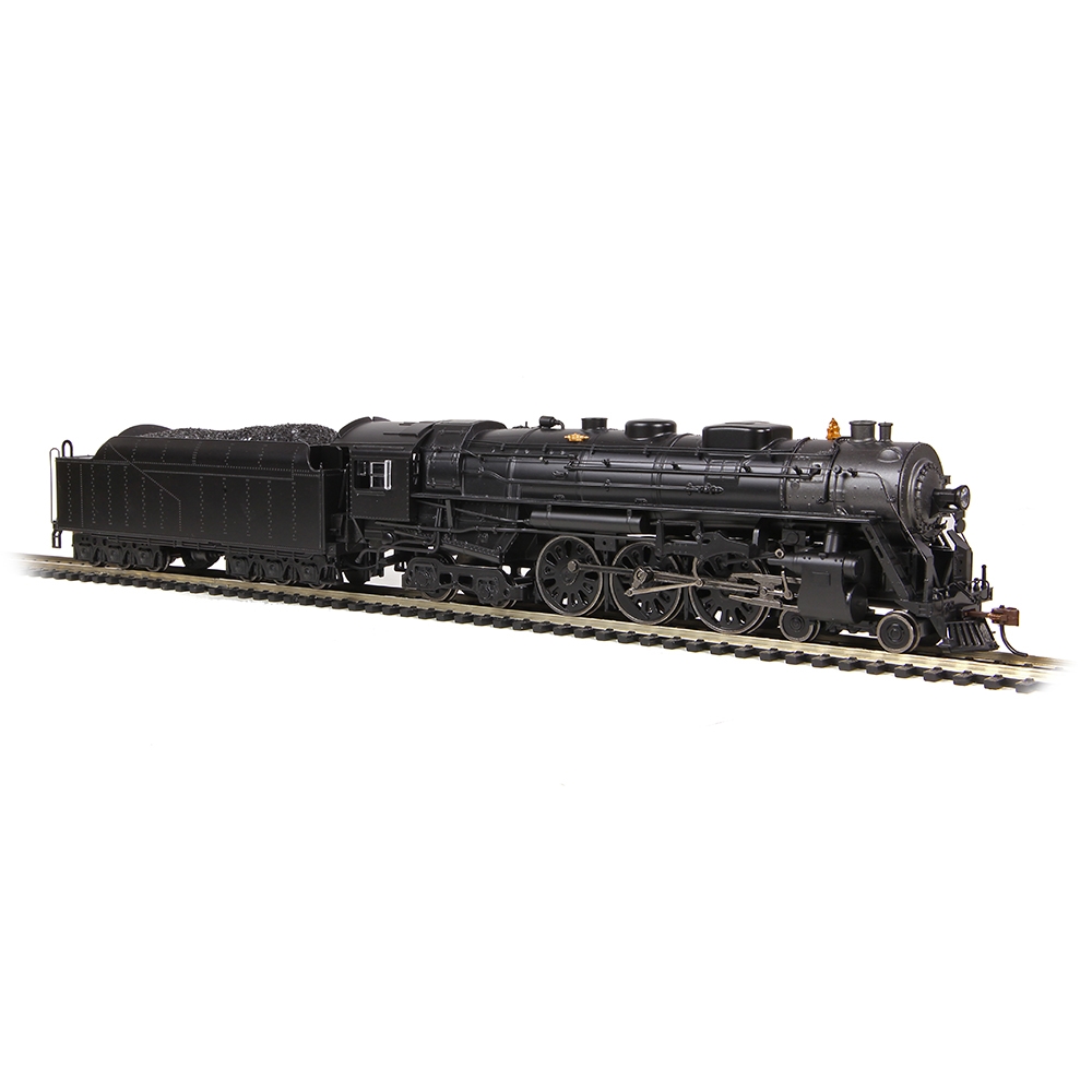 4-6-4 Hudson - Pained, Unlettered - Black