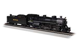 54407 USRA Light 2-8-2 Nickel Plate #587 W/Long Tender