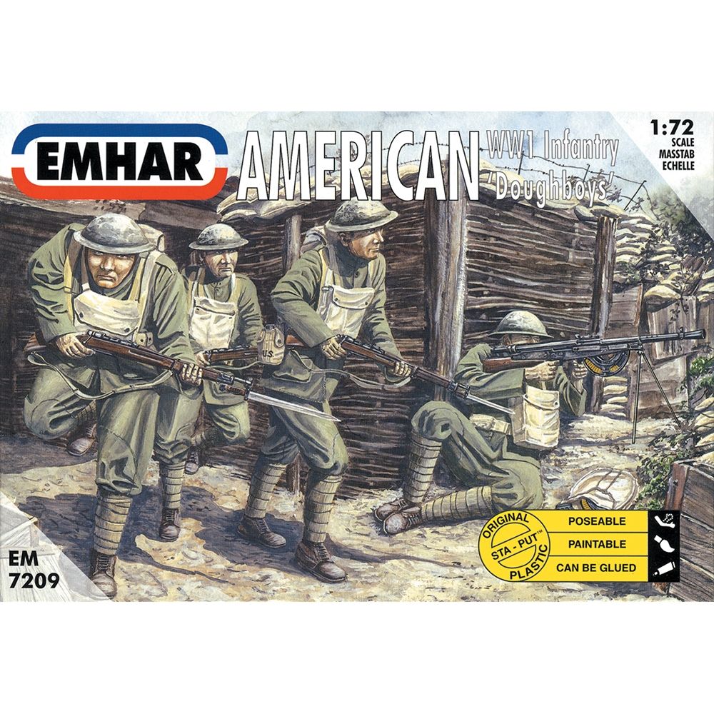American WWI Infantry 'Doughboys' Figures