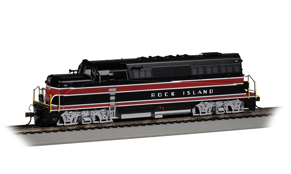 EMD BL2 - Rock Island #426 (Black/Red/White)