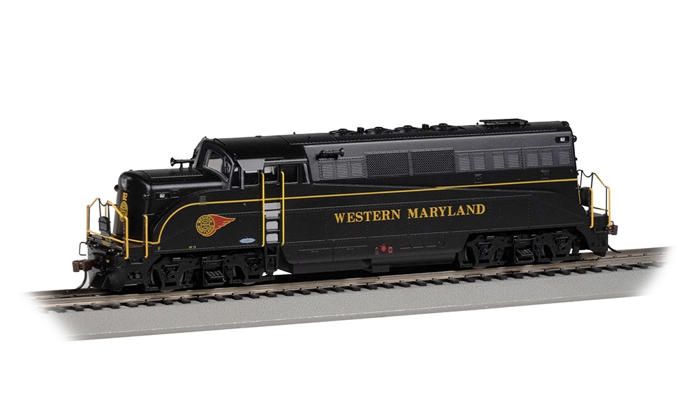 EMD BL2 - Western Maryland #82 (Fireball)