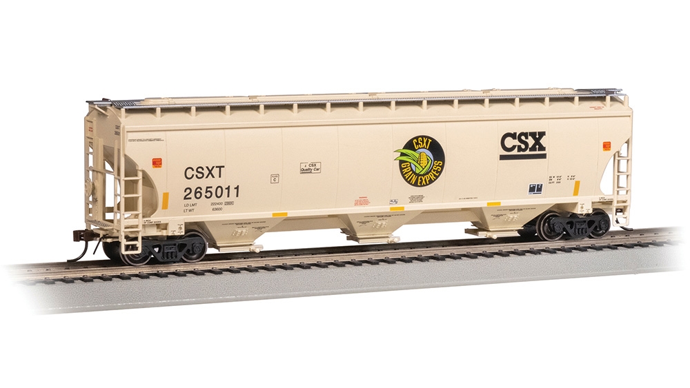 Trinity 5161 3-Bay Covered Hopper - CSX #265044 (Grain Express)