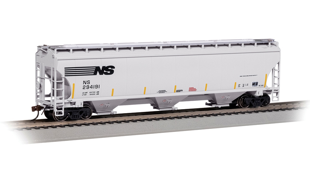 Trinity 5161 3-Bay Covered Hopper - Norfolk Southern #294191