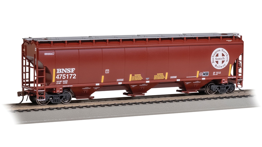 3-Bay Trinity Covered Hopper - BNSF #475172
