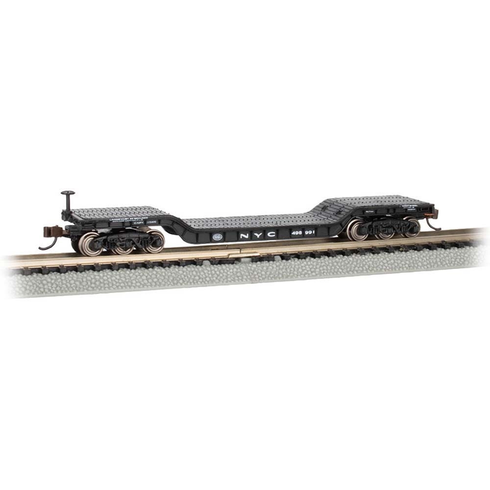 52' Center Depressed Flat Car - New York Central #498991 With No Load