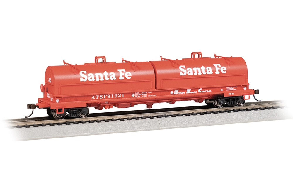 55' Steel Car with Coil Load - Santa Fe #91921 With Rounded Hood
