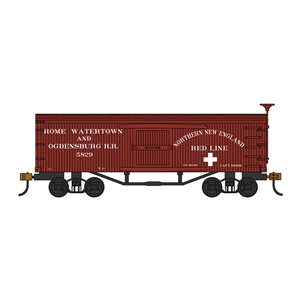 Old-Time Box Car - Rome, Watertown And Ogdensburg RR