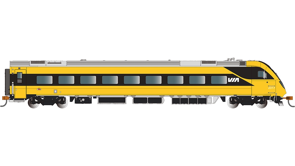 Siemens Venture Via Rail Canada Cab Car #2317 -Lumi-Dcc Light & Sound