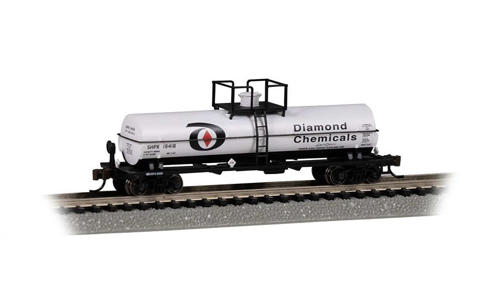 Chemical Tank Car - Diamond Chemicals #19418 With Small Dome