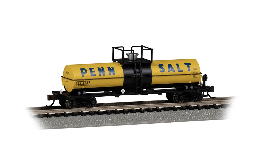 Chemical Tank Car - Penn Salt #237 With Small Dome