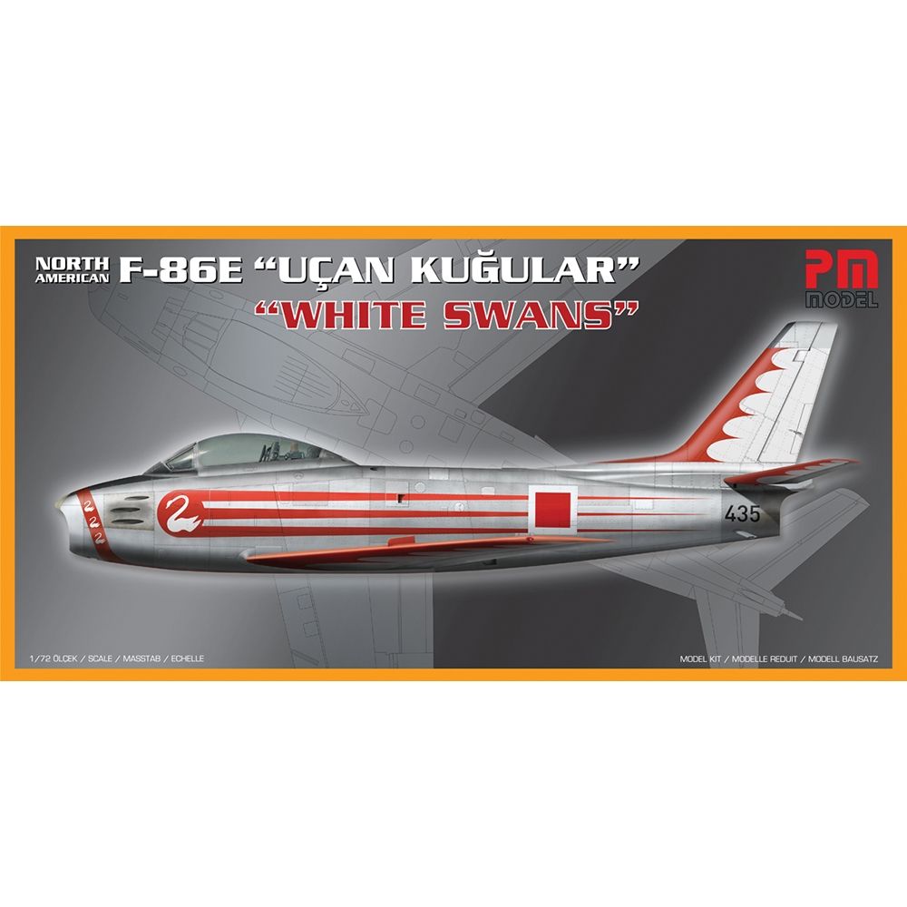 Turkish Air Force F-86E Sabre  White Swans  Fighter Aircraft