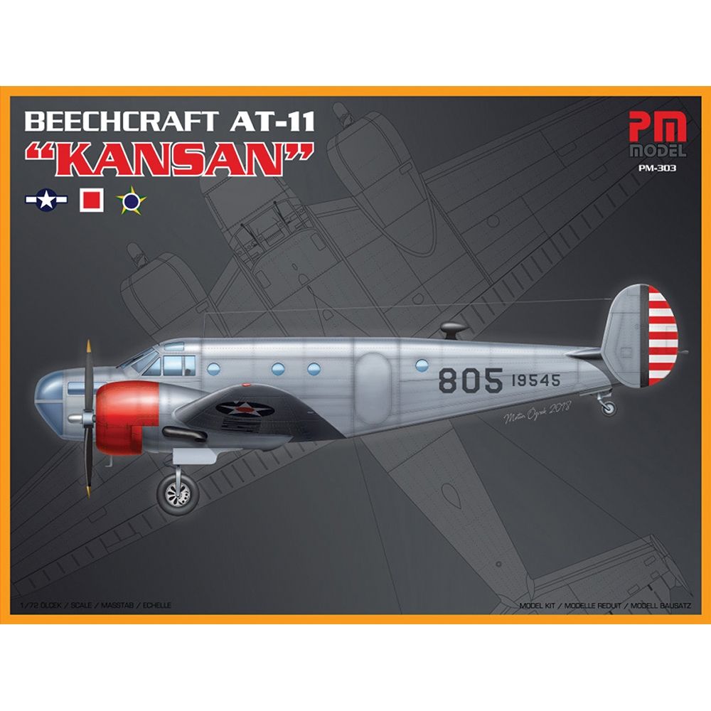 USAAF Beechcraft AT-11 Kansan Trainer Aircraft