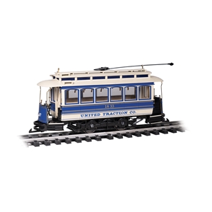 93944 Christmas Street Car - United Traction Co. (Blue & Cream)