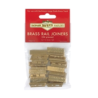 Brass Rail Joiners (24/Bag)