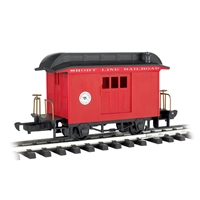 Li'l Big Haulers - Baggage Short Line Railroad Red w/Black Roof