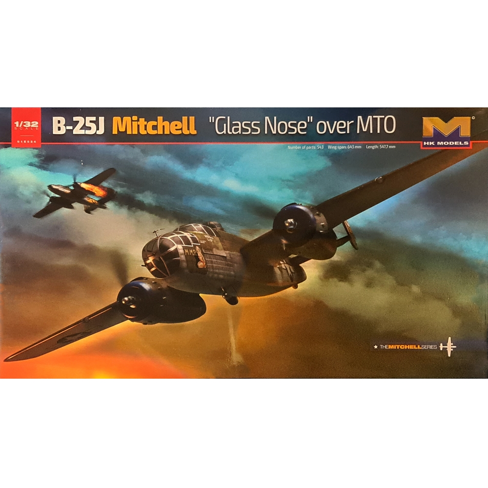 B-25J Mitchell 'Glass Nose' over MTO