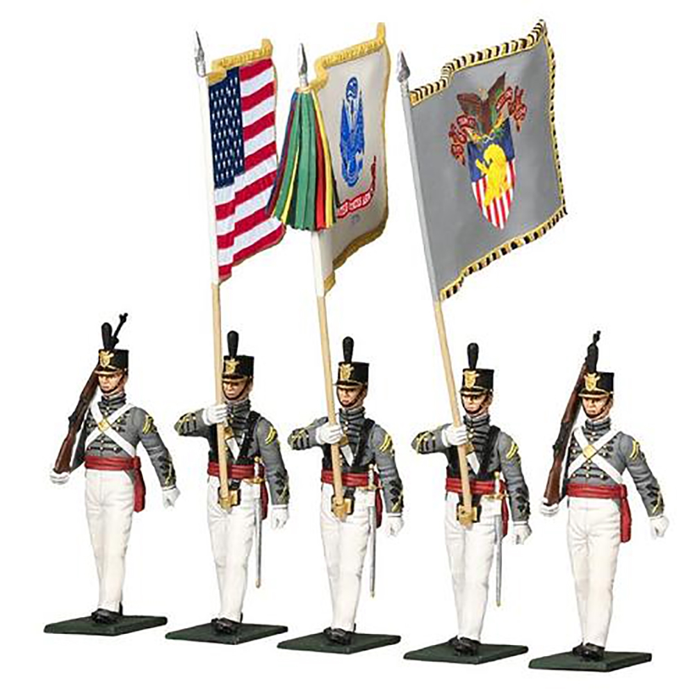 West Point Military Academy Cadet Color Guard - 5 Piece Set