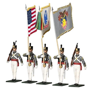West Point Military Academy Cadet Color Guard - 5 Piece Set