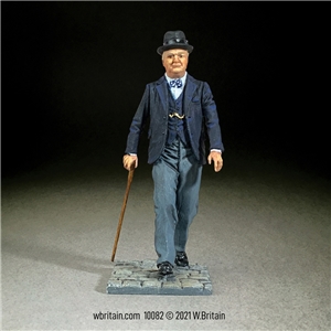 B10082 UK Prime Minister Winston Churchill, 1940-45 background