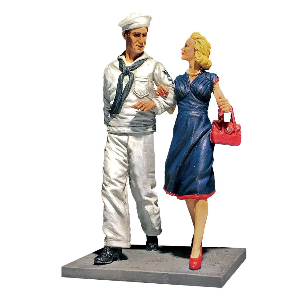 Shore Leave - U.S.N. Sailor on Liberty with Date, 1942-45