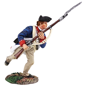 B16031 W.Britain Continental Army 1st American Regiment Officer _1 